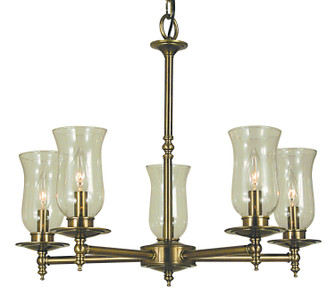 Sheraton Five Light Chandelier in Polished Silver (8|2505 PS)