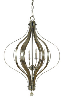 Aries Six Light Foyer Chandelier in Polished Nickel (8|4586 PN)