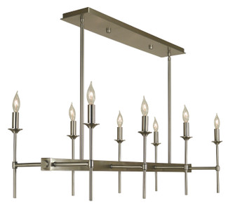 Chandler Eight Light Island Chandelier in Antique Brass (8|4698 AB)