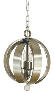 Venus Four Light Chandelier in Polished Nickel (8|4777 PN/BN)