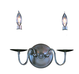 Jamestown Two Light Wall Sconce in Satin Pewter (8|9222 SP)