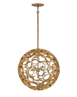 Centric LED Chandelier in Burnished Gold (138|FR30144BNG)