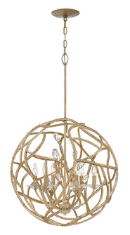 Eve LED Chandelier in Champagne Gold (138|FR46807CPG)