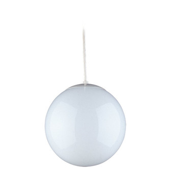 Leo - Hanging Globe One Light Pendant in White (454|6024-15)