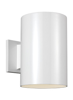 Outdoor Cylinders LED Outdoor Wall Lantern in White (454|8313997S-15)