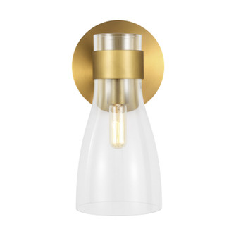 Moritz One Light Wall Sconce in Burnished Brass (454|AEV1001BBS)
