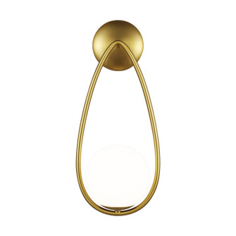 Galassia One Light Wall Sconce in Burnished Brass (454|AEW1011BBS)