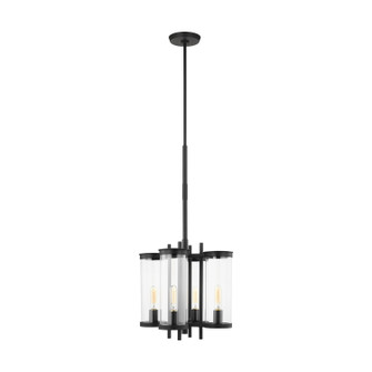 Eastham Four Light Outdoor Chandelier in Textured Black (454|CO1334TXB)