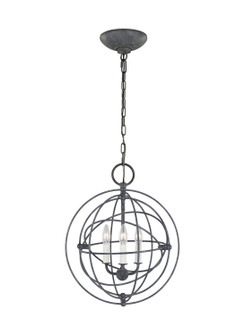 Bayberry Three Light Pendant in Weathered Galvanized (454|CP1263WGV)