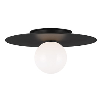 Nodes One Light Flush Mount in Midnight Black (454|KF1011MBK)