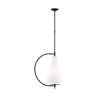 Gesture One Light Pendant in Midnight Black (454|KP1041MBK)