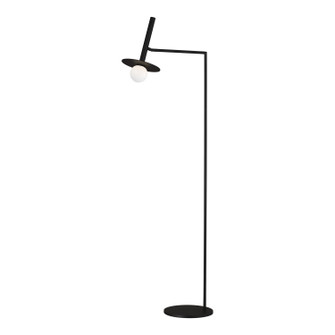 Nodes One Light Floor Lamp in Midnight Black (454|KT1011MBK2)