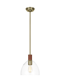 Hadley One Light Pendant in Time Worn Brass (454|LP1041TWBCG)