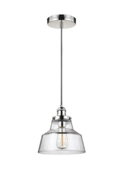 Baskin One Light Pendant in Polished Nickel (454|P1348PN)