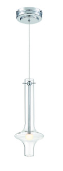 Bottleneck LED Pendant in Chrome (42|P22-077-L)