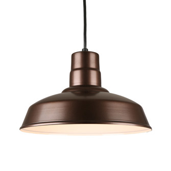 Warehouse One Light Pendant in Oil Rubbed Bronze (381|H-QSN15114-C-145)