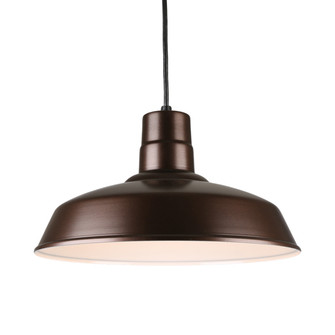 Warehouse One Light Pendant in Oil Rubbed Bronze (381|H-QSN15116-C-145)
