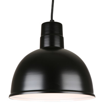 Deep Bowl Shade One Light Pendant in Black (381|H-QSN16112-C-91)