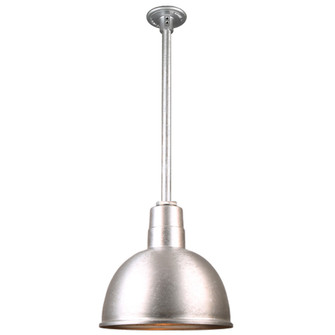 Warehouse One Light Pendant in Galvanized (381|H-QSN16112-SA-96/QSN24``ST3-96/QSNHDSMC-96)