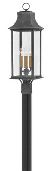 Adair LED Post Top/ Pier Mount in Aged Zinc (13|2931DZ)