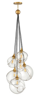 Skye LED Chandelier in Heritage Brass (13|30306HBR)