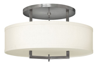 Hampton LED Semi-Flush Mount in Antique Nickel (13|3211AN)