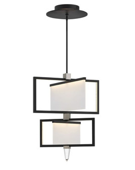 Folio LED Chandelier in Black (13|32506BLK)