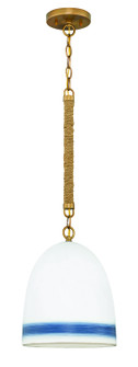 Nash LED Pendant in Heirloom Brass (13|3364HR-NV)