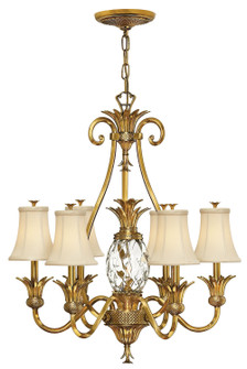 Plantation LED Foyer Pendant in Burnished Brass (13|4886BB)