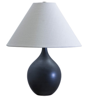 Scatchard One Light Table Lamp in Black Matte (30|GS200-BM)