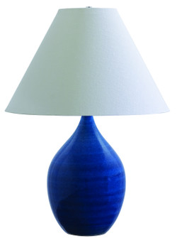 Scatchard One Light Table Lamp in Blue Gloss (30|GS400-BG)