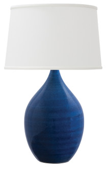 Scatchard One Light Table Lamp in Blue Gloss (30|GS402-BG)