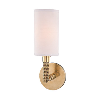 Dubois One Light Wall Sconce in Aged Brass (70|1021-AGB)