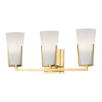 Upton Three Light Bath Bracket in Aged Brass (70|1803-AGB)