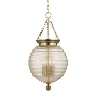 Coolidge Four Light Pendant in Aged Brass (70|3214-AGB)