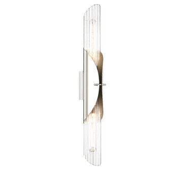 Lefferts Two Light Wall Sconce in Polished Nickel (70|3526-PN)