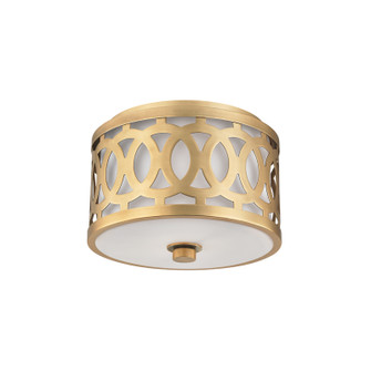 Genesee One Light Flush Mount in Aged Brass (70|4310-AGB)