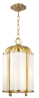 Verona Beach One Light Flush Mount in Aged Brass (70|7610-AGB)