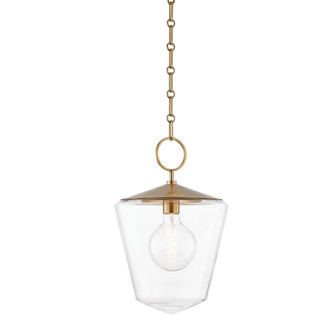 Greene One Light Pendant in Aged Brass (70|8312-AGB)