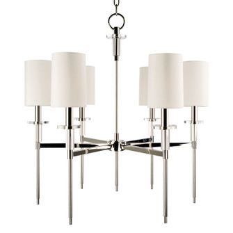 Amherst Six Light Chandelier in Polished Nickel (70|8516-PN)