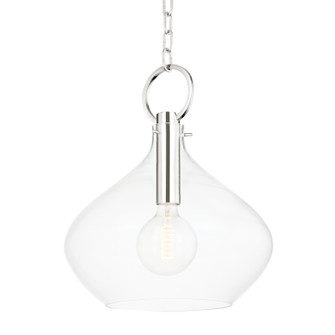 Lina One Light Large Pendant in Polished Nickel (70|BKO253-PN)