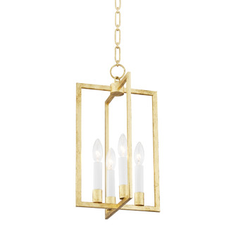 Middleborough Four Light Pendant in Gold Leaf (70|MDS420-GL)