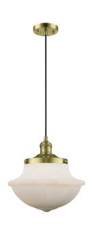 Franklin Restoration LED Mini Pendant in Antique Brass (405|201C-AB-G541-LED)