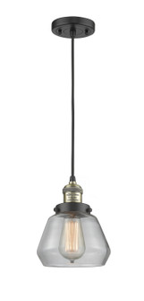 Franklin Restoration LED Mini Pendant in Black Antique Brass (405|201C-BAB-G172-LED)