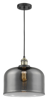 Franklin Restoration One Light Mini Pendant in Black Antique Brass (405|201C-BAB-G73-L)