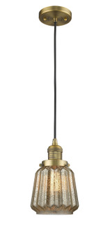 Franklin Restoration LED Mini Pendant in Brushed Brass (405|201C-BB-G146-LED)