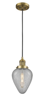 Franklin Restoration LED Mini Pendant in Brushed Brass (405|201C-BB-G165-LED)