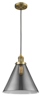 Franklin Restoration One Light Mini Pendant in Brushed Brass (405|201C-BB-G43-L)