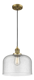 Franklin Restoration One Light Mini Pendant in Brushed Brass (405|201C-BB-G74-L)