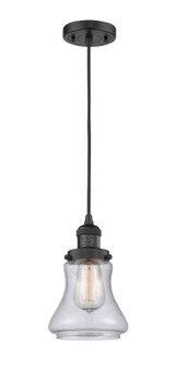Franklin Restoration LED Mini Pendant in Matte Black (405|201C-BK-G194-LED)